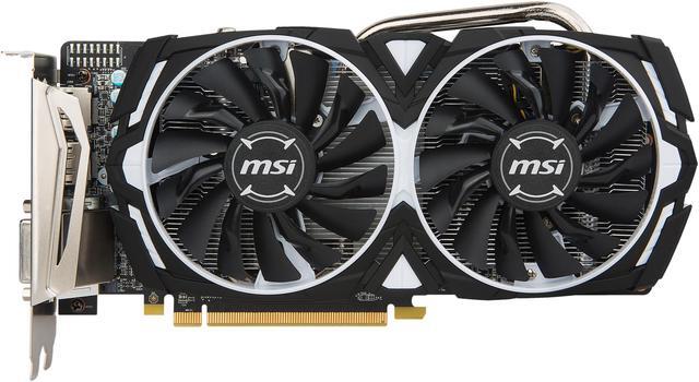 Alt view image 3 of 11 - MSI Radeon RX 470 4GB GDDR5 PCI Express 3.0 x16 CrossFireX Support Graphics Card Radeon RX 470 ARMOR 4G OC