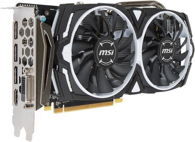 Alt view image 4 of 11 - MSI Radeon RX 470 4GB GDDR5 PCI Express 3.0 x16 CrossFireX Support Graphics Card Radeon RX 470 ARMOR 4G OC