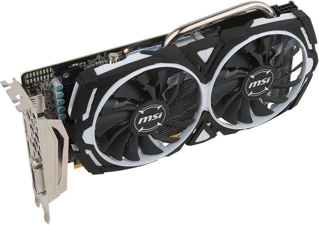 Alt view image 5 of 11 - MSI Radeon RX 470 4GB GDDR5 PCI Express 3.0 x16 CrossFireX Support Graphics Card Radeon RX 470 ARMOR 4G OC
