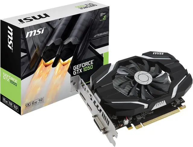 Alt view image 7 of 8 - MSI GeForce GTX 1050 2GB GDDR5 PCI Express 3.0 x16 ATX Graphics Card GTX 1050 2G OC