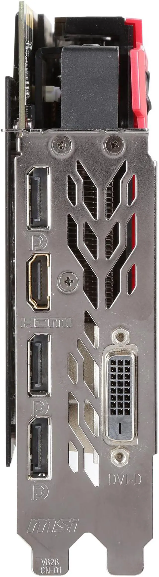 Alt view image 2 of 6 - MSI GeForce GTX 1080 8GB GDDR5X PCI Express 3.0 x16 SLI Support ATX Graphics Card GTX 1080 GAMING X 8G