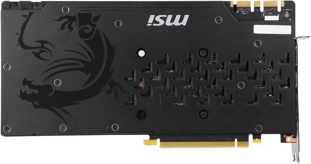 Alt view image 4 of 6 - MSI GeForce GTX 1080 8GB GDDR5X PCI Express 3.0 x16 SLI Support ATX Graphics Card GTX 1080 GAMING X 8G