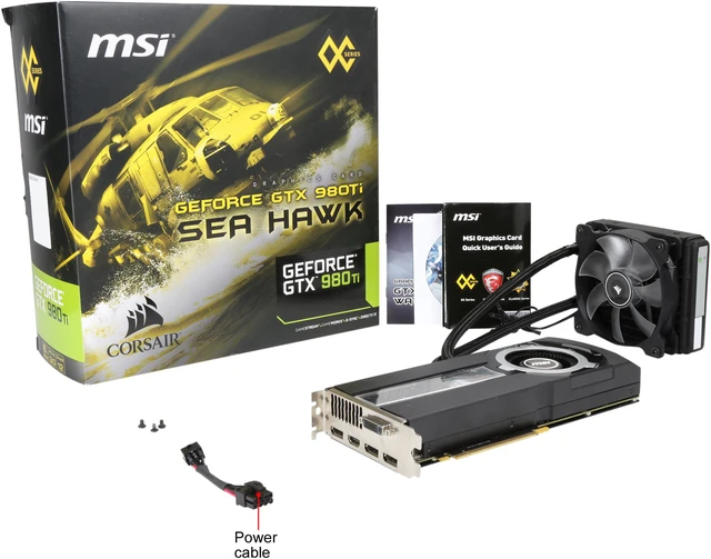 Refurbished: MSI GeForce GTX 980 Ti Graphics Card GTX 980TI SEA HAWK ...