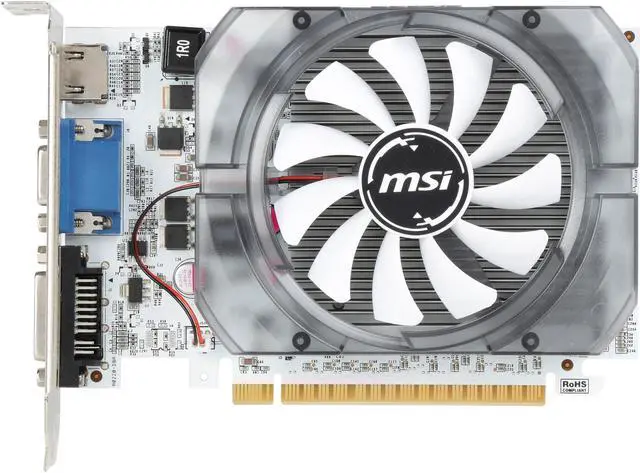Alt view image 3 of 5 - MSI GeForce GT 730 4GB DDR3 PCI Express 2.0 x16 ATX Graphics Card N730-4GD3V2