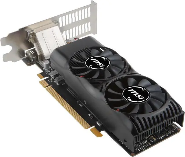 Alt view image 6 of 8 - MSI GeForce GTX 1050 2GB GDDR5 PCI Express 3.0 x16 Low Profile Graphics Card GTX 1050 2GT LP