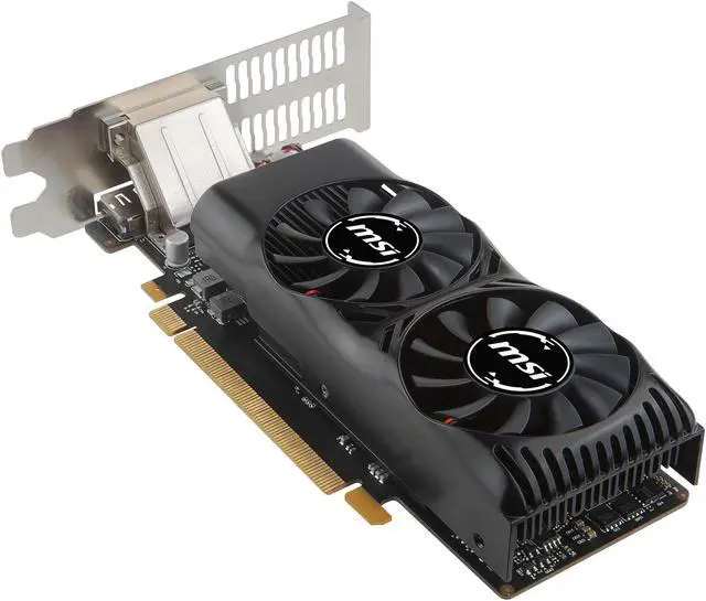 Alt view image 7 of 10 - MSI GeForce GTX 1050 Ti 4GB GDDR5 PCI Express 3.0 x16 Low Profile Graphics Card GTX 1050 TI 4GT LP