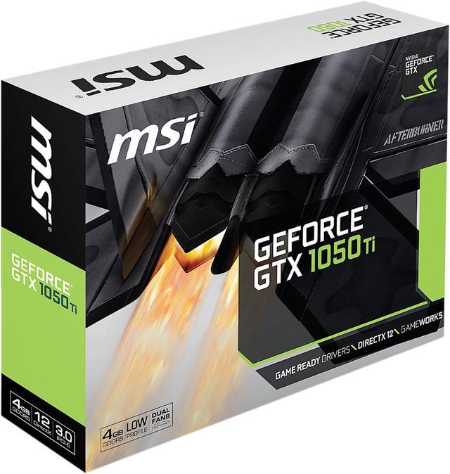 Alt view image 10 of 10 - MSI GeForce GTX 1050 Ti 4GB GDDR5 PCI Express 3.0 x16 Low Profile Graphics Card GTX 1050 TI 4GT LP