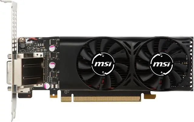 Alt view image 5 of 10 - MSI GeForce GTX 1050 Ti 4GB GDDR5 PCI Express 3.0 x16 Low Profile Graphics Card GTX 1050 TI 4GT LP