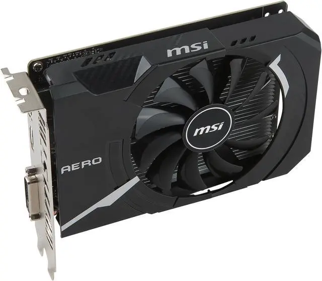 Alt view image 6 of 8 - MSI GeForce GTX 1050 Ti 4GB GDDR5 PCI Express 3.0 x16 Graphics Card GTX 1050 Ti AERO ITX 4G OC
