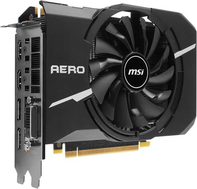 Alt view image 4 of 8 - MSI GeForce GTX 1070 8GB GDDR5 PCI Express 3.0 x16 SLI Support Graphics Card GTX 1070 AERO ITX 8G OC
