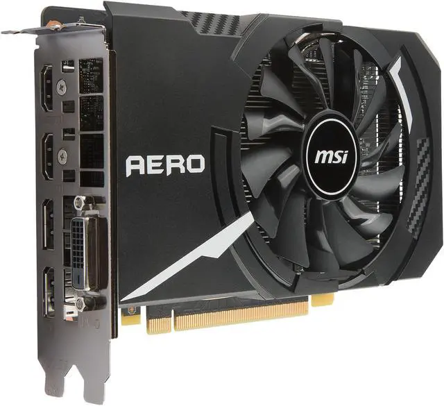 Alt view image 4 of 8 - MSI GeForce GTX 1060 6GB GDDR5 PCI Express 3.0 x16 Graphics Card GTX 1060 AERO ITX 6G OC