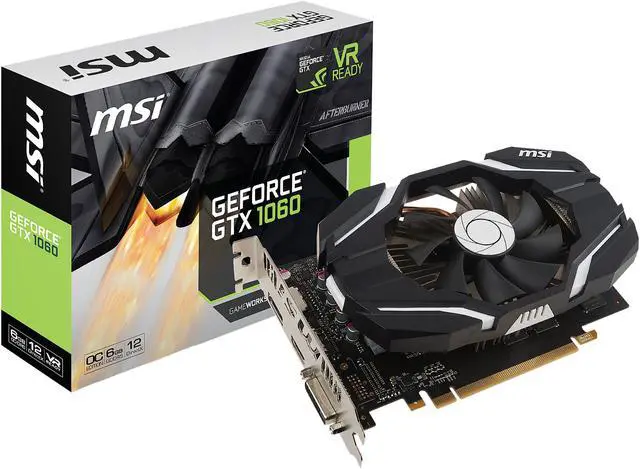 Alt view image 7 of 8 - MSI GeForce GTX 1060 6GB GDDR5 PCI Express 3.0 x16 ATX Graphics Card GTX 1060 6G OCV1
