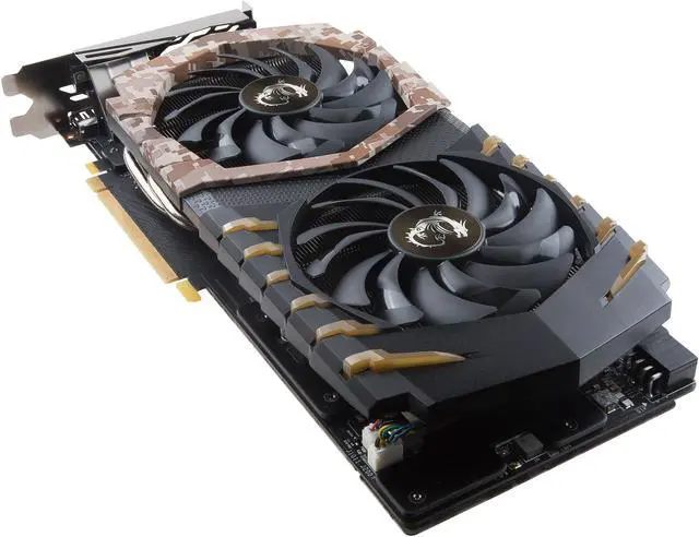 Alt view image 6 of 11 - MSI GeForce GTX 1060 6GB GDDR5 PCI Express 3.0 x16 Graphics Card GTX 1060 CAMO SQUAD 6G
