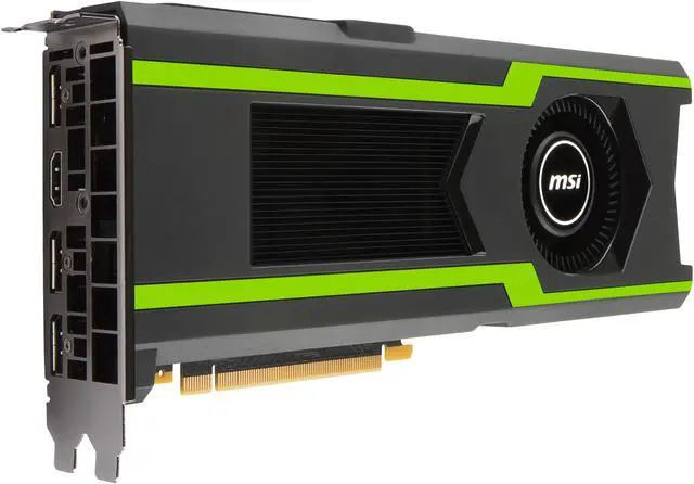 Alt view image 4 of 8 - MSI GeForce GTX 1080 Ti 11GB GDDR5X PCI Express 3.0 x16 SLI Support Graphics Card GTX 1080 Ti AERO 11G OC