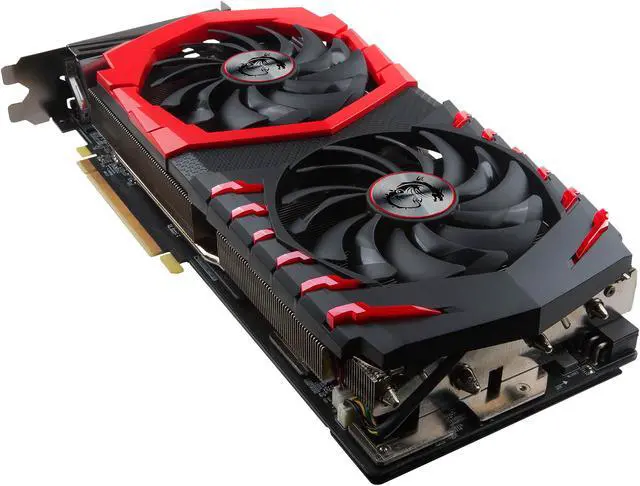 Alt view image 5 of 10 - MSI Radeon RX 580 8GB GDDR5 PCI Express x16 CrossFireX Support Graphics Card RX 580 GAMING X+ 8G