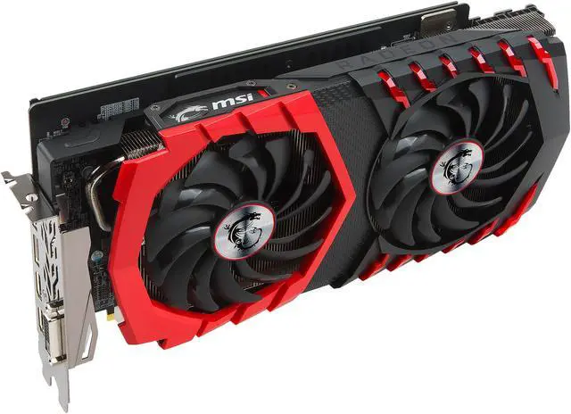 Alt view image 4 of 10 - MSI Radeon RX 580 8GB GDDR5 PCI Express x16 CrossFireX Support Graphics Card RX 580 GAMING X+ 8G