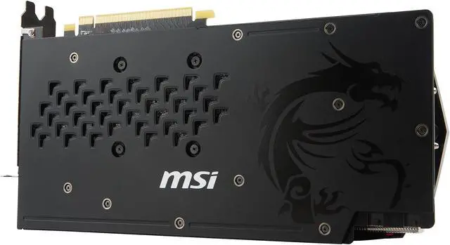 Alt view image 8 of 10 - MSI Radeon RX 580 8GB GDDR5 PCI Express x16 CrossFireX Support Graphics Card RX 580 GAMING X+ 8G