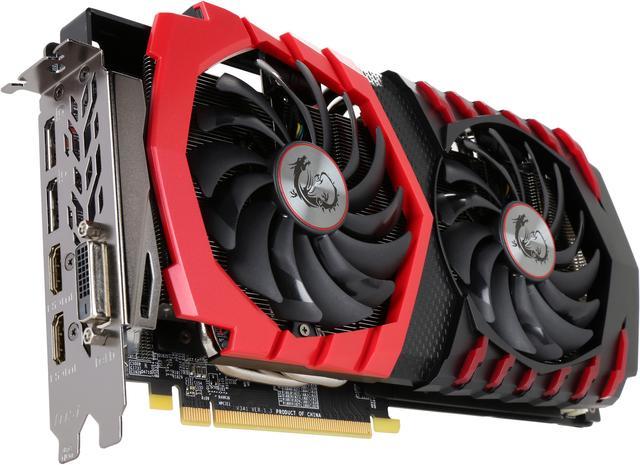 MSI Radeon RX 580 8GB GDDR5 PCI Express x16 CrossFireX Support Video Card RX 580 GAMING X 8G