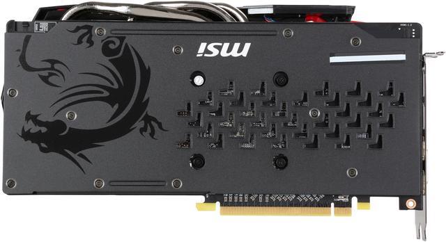 Alt view image 5 of 6 - MSI Radeon RX 580 8GB GDDR5 PCI Express x16 CrossFireX Support Graphics Card RX 580 GAMING X 8G