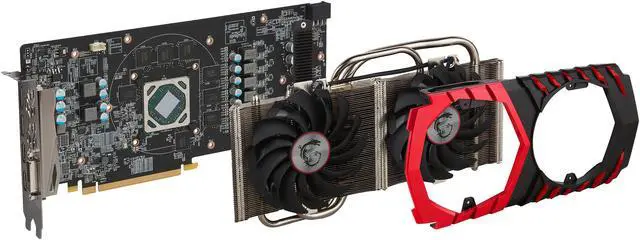 Alt view image 7 of 15 - MSI Radeon RX 570 4GB GDDR5 PCI Express x16 CrossFireX Support ATX Graphics Card RX 570 GAMING X 4G