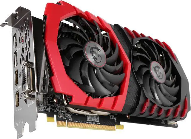Alt view image 11 of 15 - MSI Radeon RX 570 4GB GDDR5 PCI Express x16 CrossFireX Support ATX Graphics Card RX 570 GAMING X 4G