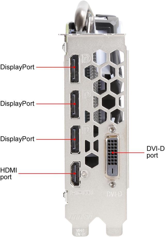 Alt view image 3 of 6 - MSI Radeon RX 570 4GB GDDR5 PCI Express 3.0 x16 CrossFireX Support ATX Graphics Card RX 570 ARMOR 4G OC