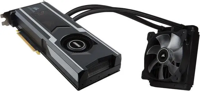 Alt view image 4 of 9 - MSI GeForce GTX 1080 Ti 11GB GDDR5X PCI Express 3.0 x16 SLI Support Graphics Card GTX 1080 Ti SEA HAWK X