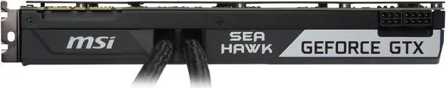 Alt view image 7 of 9 - MSI GeForce GTX 1080 Ti 11GB GDDR5X PCI Express 3.0 x16 SLI Support Graphics Card GTX 1080 Ti SEA HAWK X