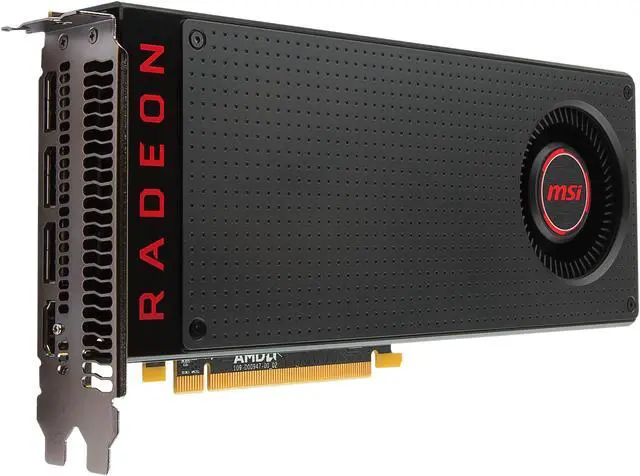 Alt view image 3 of 6 - MSI Radeon RX 580 8GB GDDR5 PCI Express x16 CrossFireX Support Graphics Card RX 580 8G