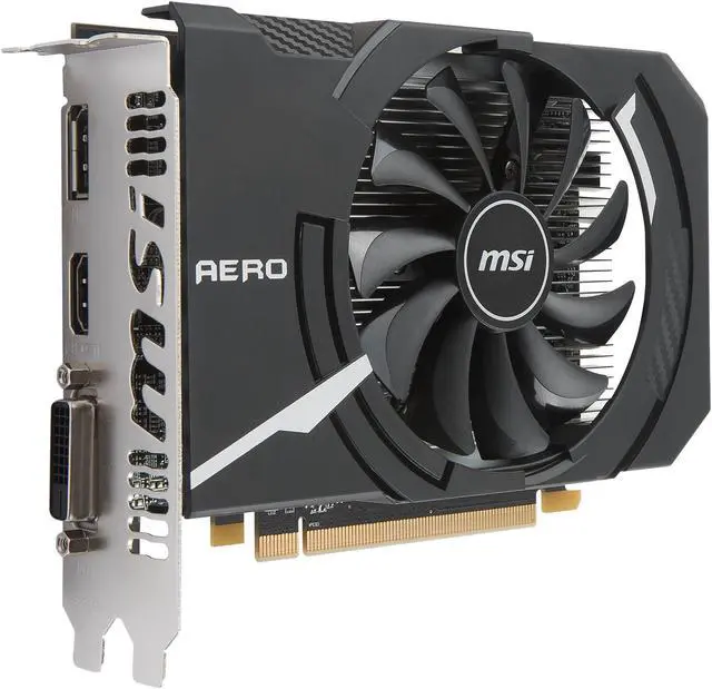Alt view image 4 of 9 - MSI Radeon RX 550 4GB GDDR5 PCI Express x16 (Uses x8) Graphics Card RX 550 AERO ITX 4G OC