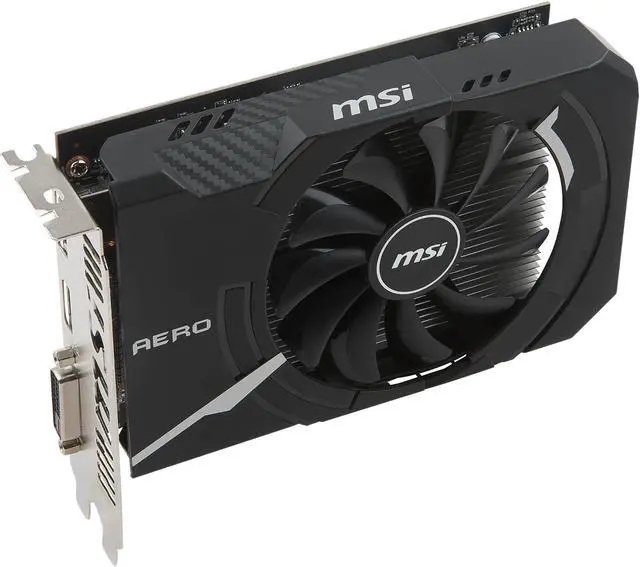 Alt view image 6 of 9 - MSI Radeon RX 550 4GB GDDR5 PCI Express x16 (Uses x8) Graphics Card RX 550 AERO ITX 4G OC