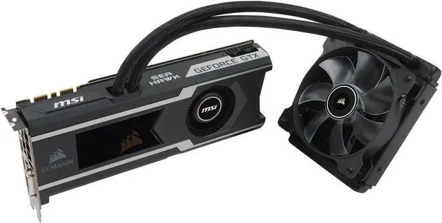 Alt view image 4 of 11 - MSI GeForce GTX 1080 Ti 11GB GDDR5X PCI Express 3.0 x16 SLI Support Graphics Card GTX 1080 TI SEA HAWK