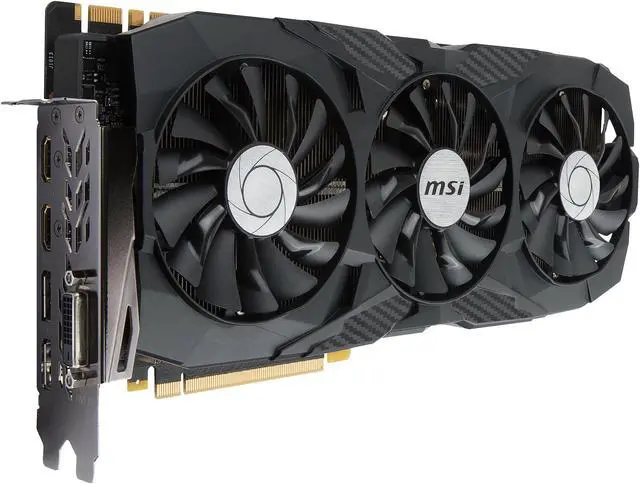Alt view image 4 of 11 - MSI GeForce GTX 1080 Ti 11GB GDDR5X PCI Express 3.0 x16 SLI Support Plug-in Card Graphics Card GTX 1080 TI DUKE 11G