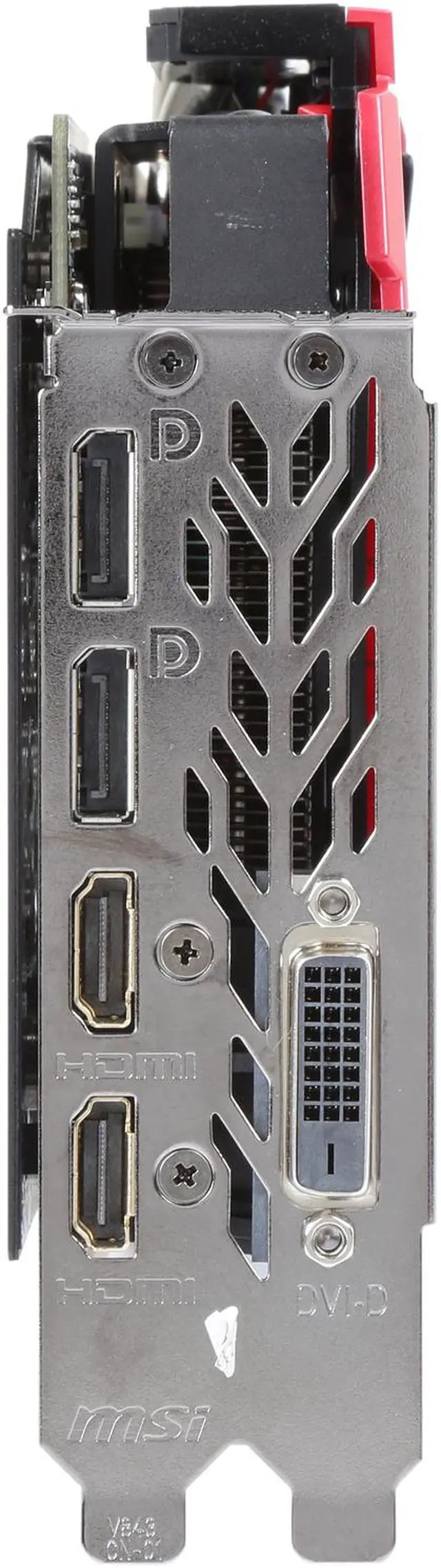 Alt view image 2 of 6 - MSI Radeon RX 480 4GB GDDR5 PCI Express 3.0 x16 ATX Graphics Card Radeon RX 480 GAMING X 4G