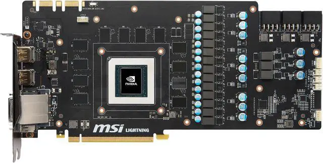 Alt view image 9 of 14 - MSI GeForce GTX 1080 Ti LIGHTNING Z 11GB 352-Bit GDDR5X PCI Express 3.0 x16 HDCP Ready SLI Support Video Card