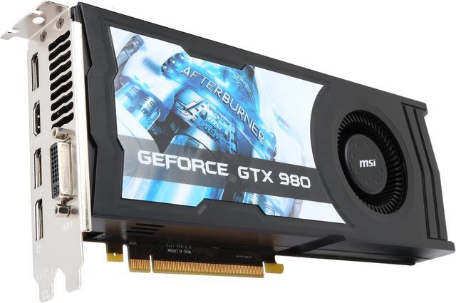 Refurbished: MSI GeForce GTX 980 Video Card GTX 980 4GD5 OCV1