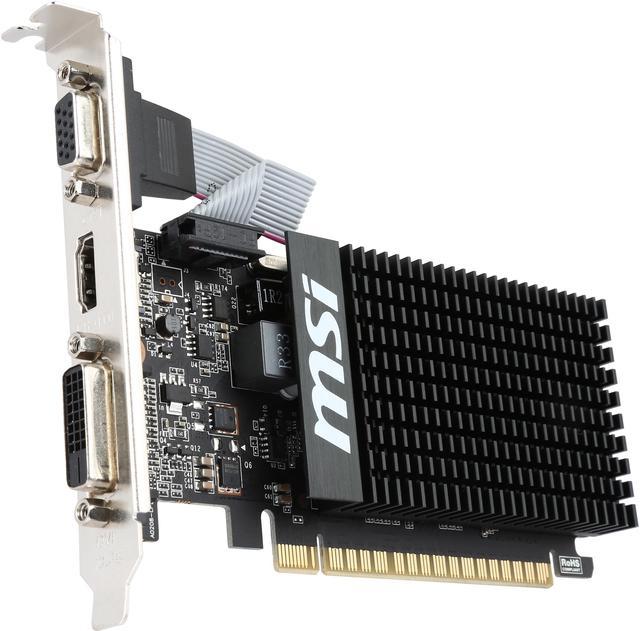 MSI GT7101GD3HLP GeForce GT 710 1GB VRAM Graphics Card for sale