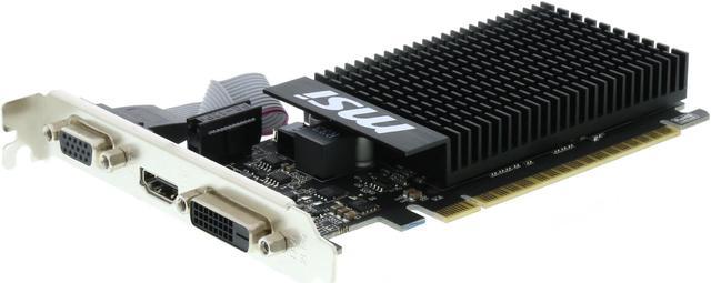 CR] MSI GeForce GT 710 1GD3H LP Graphics Card, Fanless, Low Profile  824142126356