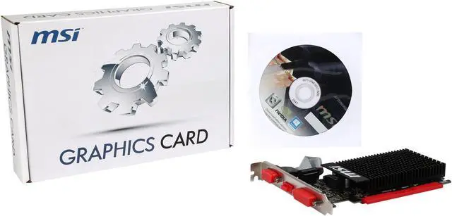 Alt view image 6 of 5 - MSI GeForce GT 710 1GB DDR3 PCI Express 2.0 x16 Low Profile Graphics Card MSI-GT7101GD3HLP