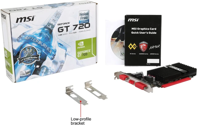 Refurbished: MSI GeForce GT 720 Graphics Card N720-1GD3HLP - Newegg.com