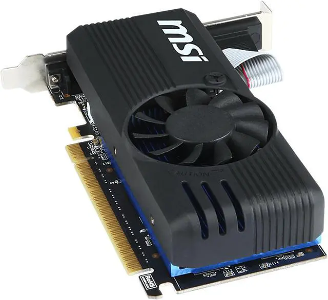 Alt view image 3 of 4 - MSI GeForce GT 730 2GB GDDR5 PCI Express 2.0 x16 Low Profile Graphics Card N730K-2GD5LP/OC