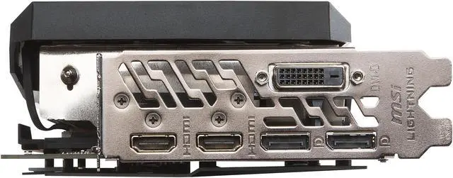 Alt view image 9 of 11 - MSI GeForce GTX 1080 Ti 11GB GDDR5X PCI Express 3.0 x16 SLI Support Graphics Card GTX 1080 Ti LIGHTNING