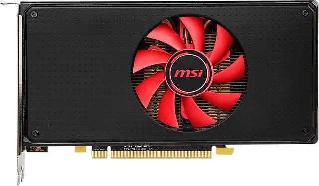 Alt view image 2 of 5 - MSI Radeon RX 580 8GB GDDR5 PCI Express x16 CrossFireX Support Graphics Card Radeon RX 580 8G V1