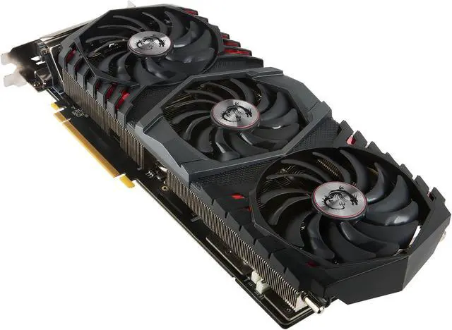 Alt view image 7 of 16 - MSI GeForce GTX 1080 Ti 11GB GDDR5X PCI Express 3.0 x16 SLI Support ATX Graphics Card GTX 1080 Ti GAMING X TRIO
