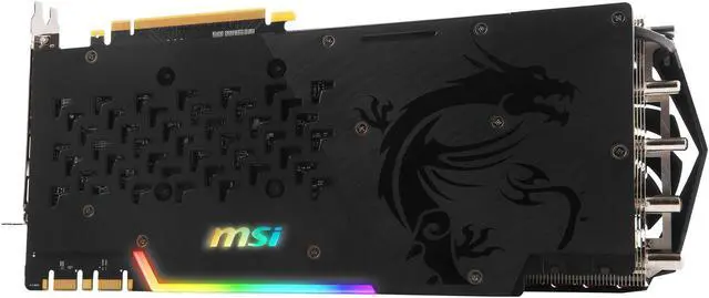 Alt view image 10 of 16 - MSI GeForce GTX 1080 Ti 11GB GDDR5X PCI Express 3.0 x16 SLI Support ATX Graphics Card GTX 1080 Ti GAMING X TRIO