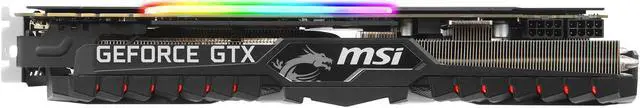 Alt view image 12 of 16 - MSI GeForce GTX 1080 Ti 11GB GDDR5X PCI Express 3.0 x16 SLI Support ATX Graphics Card GTX 1080 Ti GAMING X TRIO