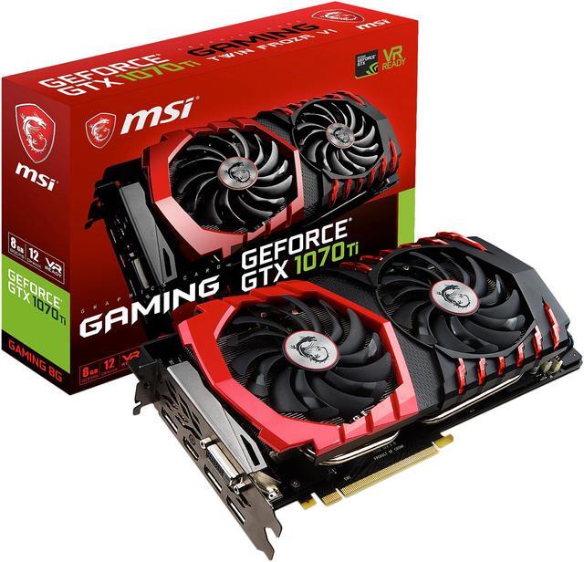 Alt view image 8 of 9 - MSI GeForce GTX 1070 Ti 8GB GDDR5 PCI Express 3.0 x16 SLI Support ATX Graphics Card GTX 1070 Ti GAMING 8G