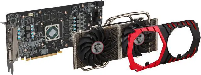 Alt view image 6 of 12 - MSI Radeon RX 570 4GB GDDR5 PCI Express x16 CrossFireX Support Graphics Card Radeon RX 570 GAMING 4G
