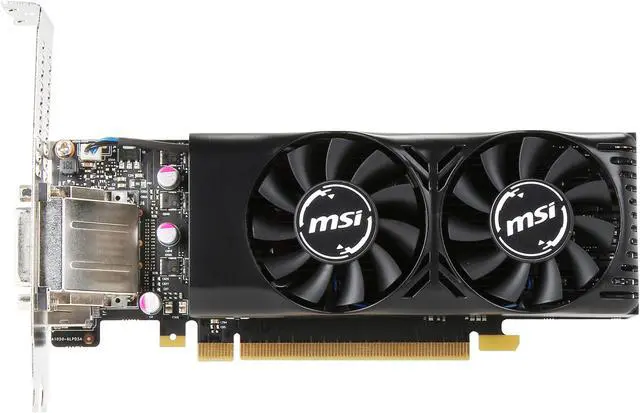Alt view image 2 of 5 - MSI GeForce GTX 1050 2GB GDDR5 PCI Express 3.0 x16 Low Profile Graphics Card GTX 1050 2GT LP