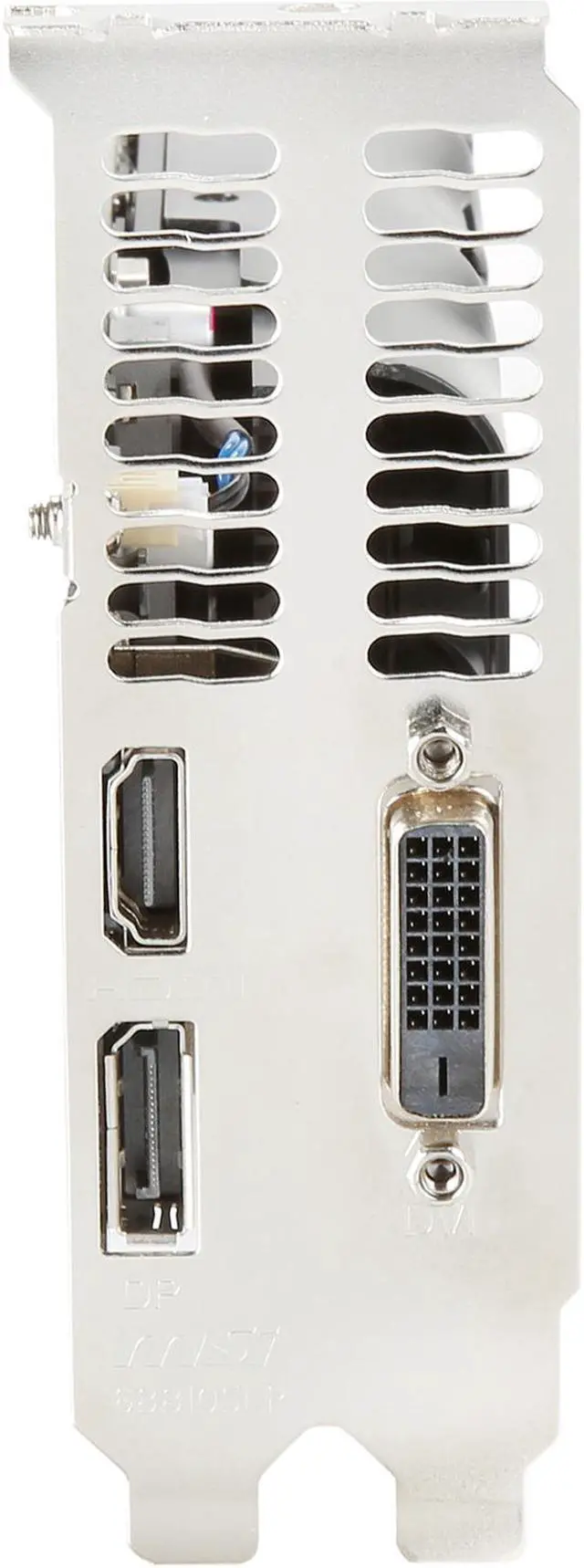 Alt view image 3 of 5 - MSI GeForce GTX 1050 2GB GDDR5 PCI Express 3.0 x16 Low Profile Graphics Card GTX 1050 2GT LP